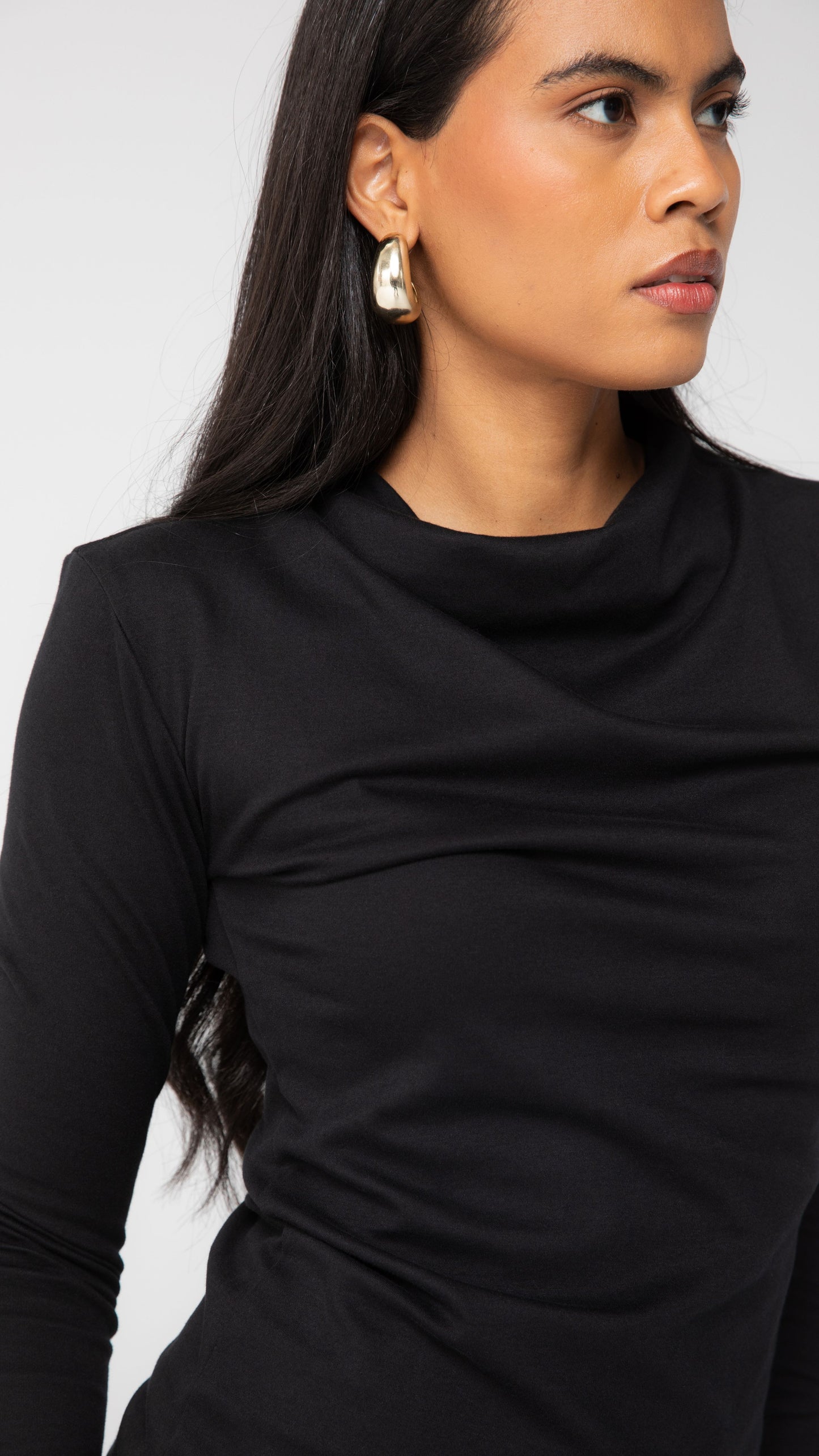 Capsule Cotton Air Top - Black