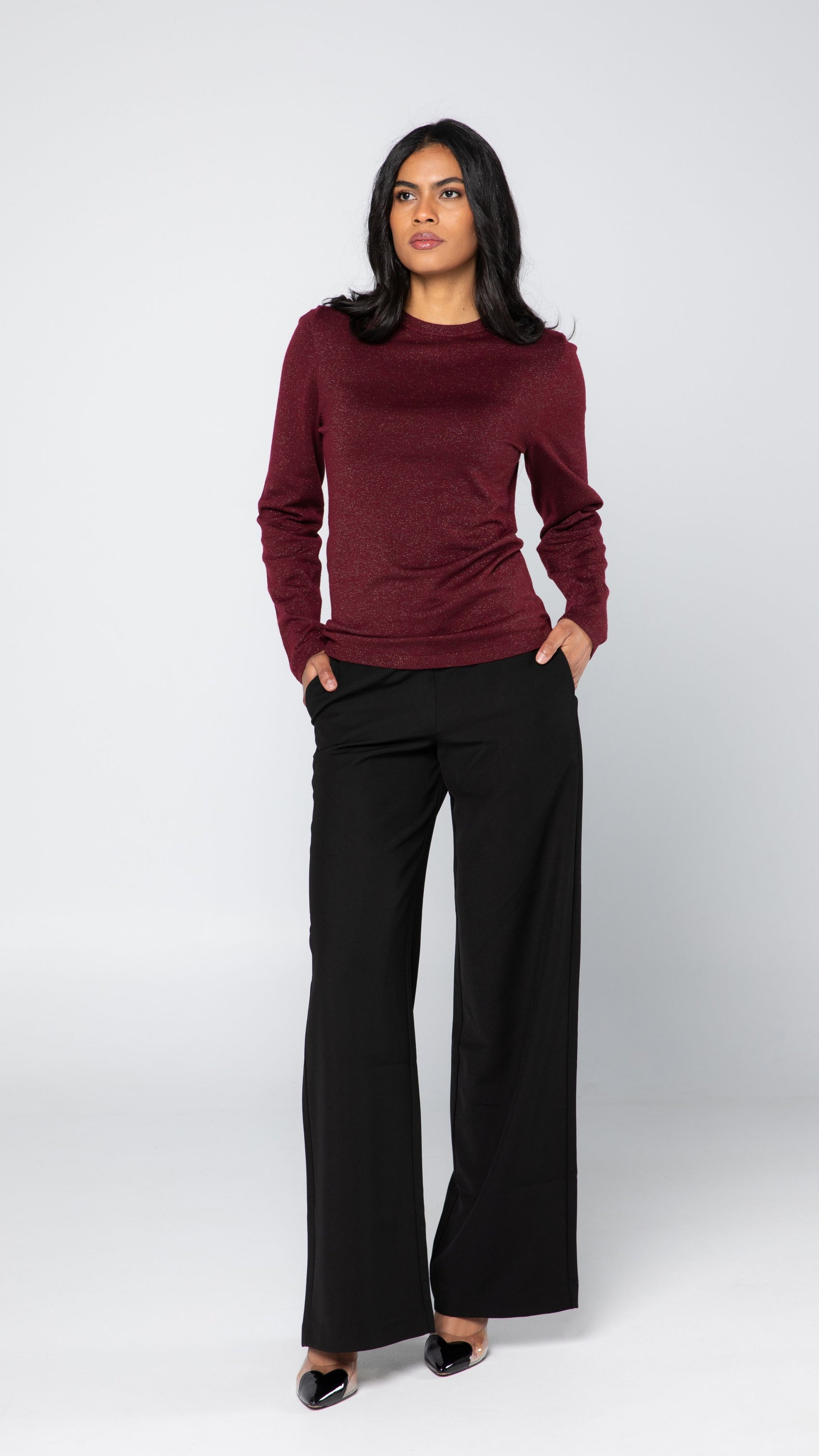 Nova Glimmer Top - Wine