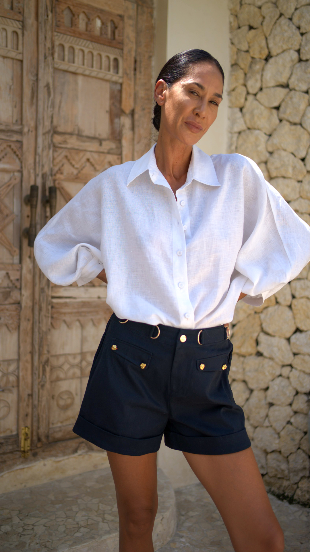 Lottie Shorts - Navy
