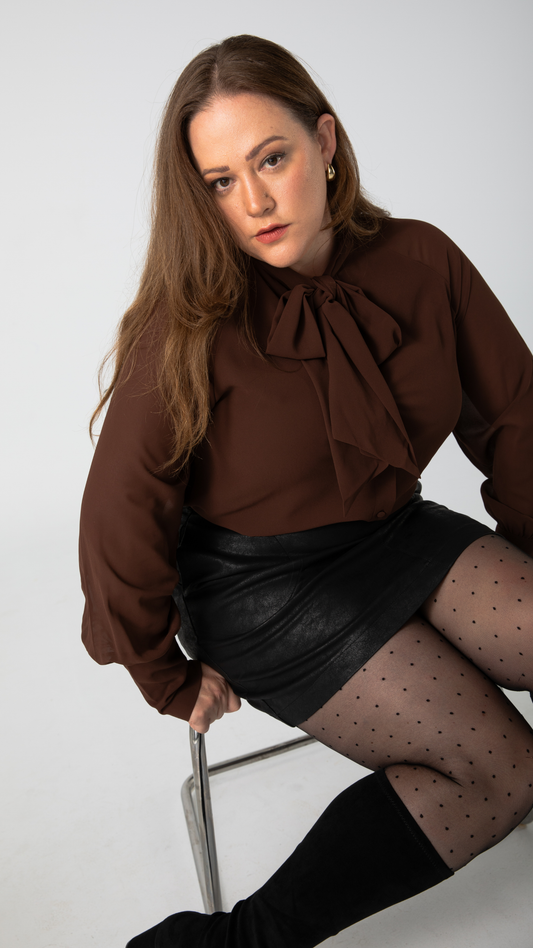 Modern Romance Shirt - Chocolate