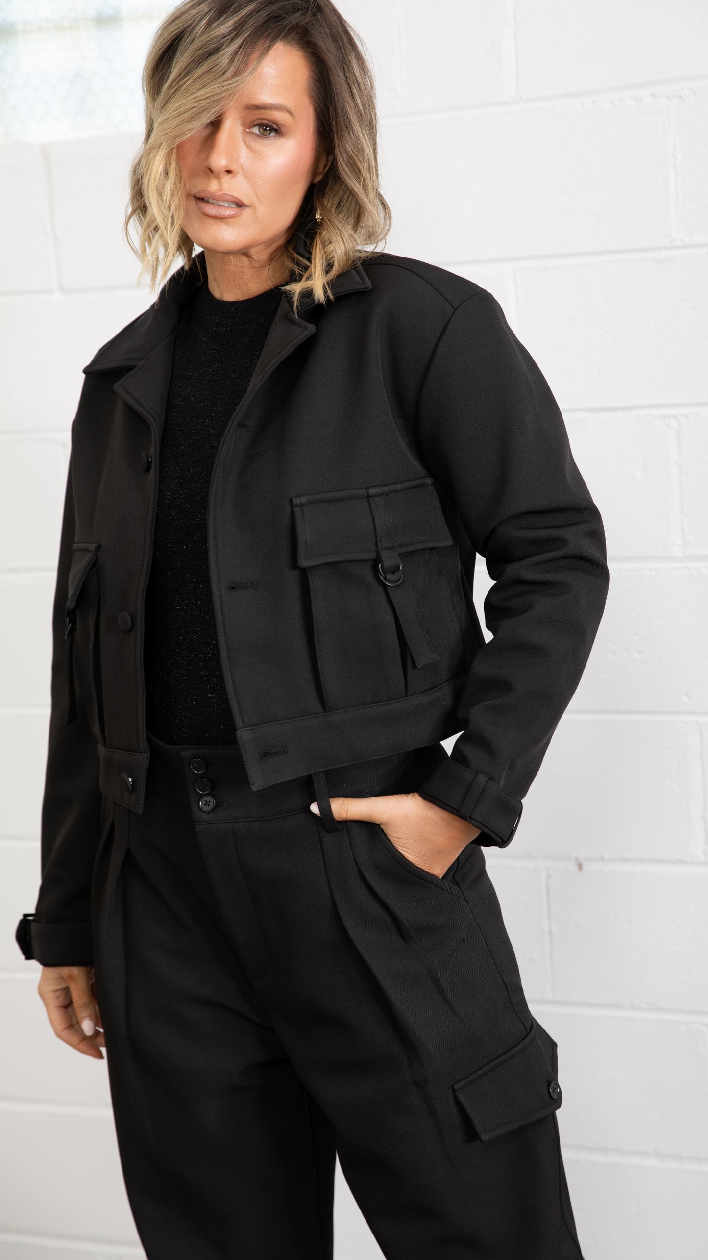 Axel Combat Jacket - Black