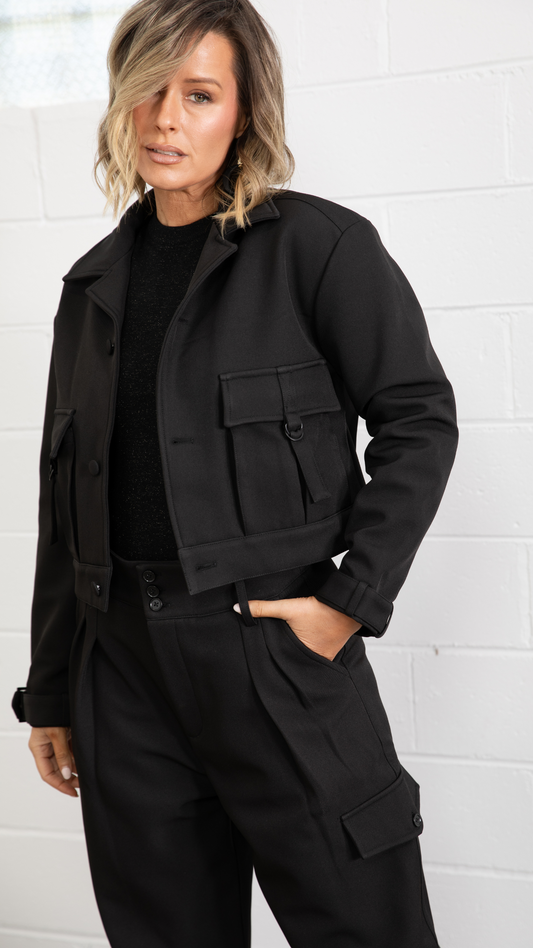 Axel Combat Jacket - Black