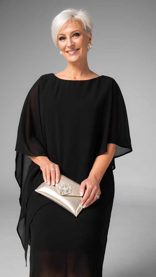 Olga Berg Antonia Envelope Clutch - Champagne