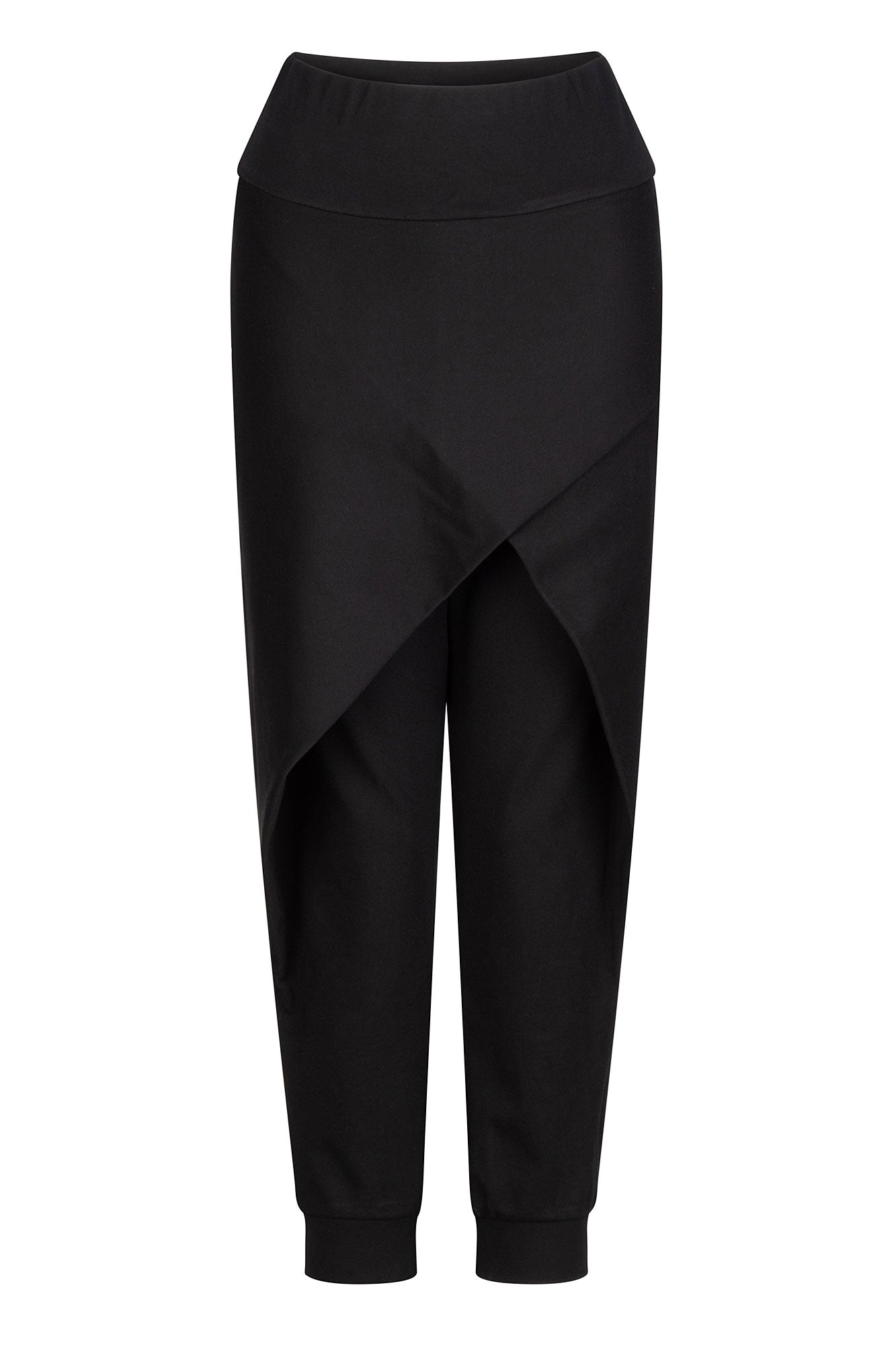 Charli Crossover Ponte Pants - Black