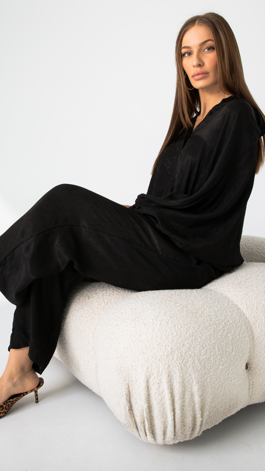 Mason Cupro Shirt - Black